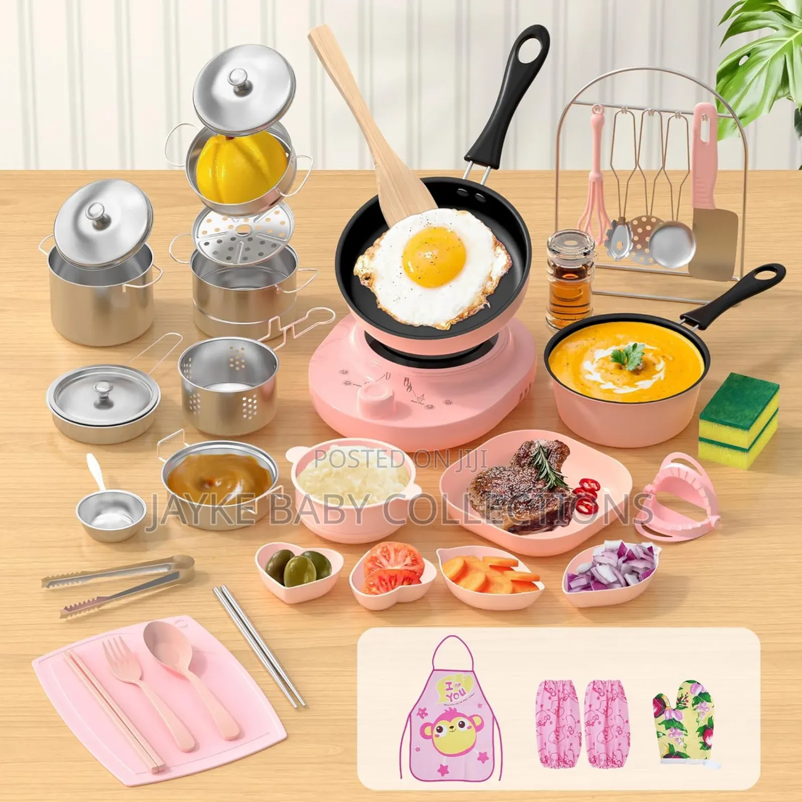 Kids 3–6y Pretend Play Mini Kitchen | Learn Cooking Safely