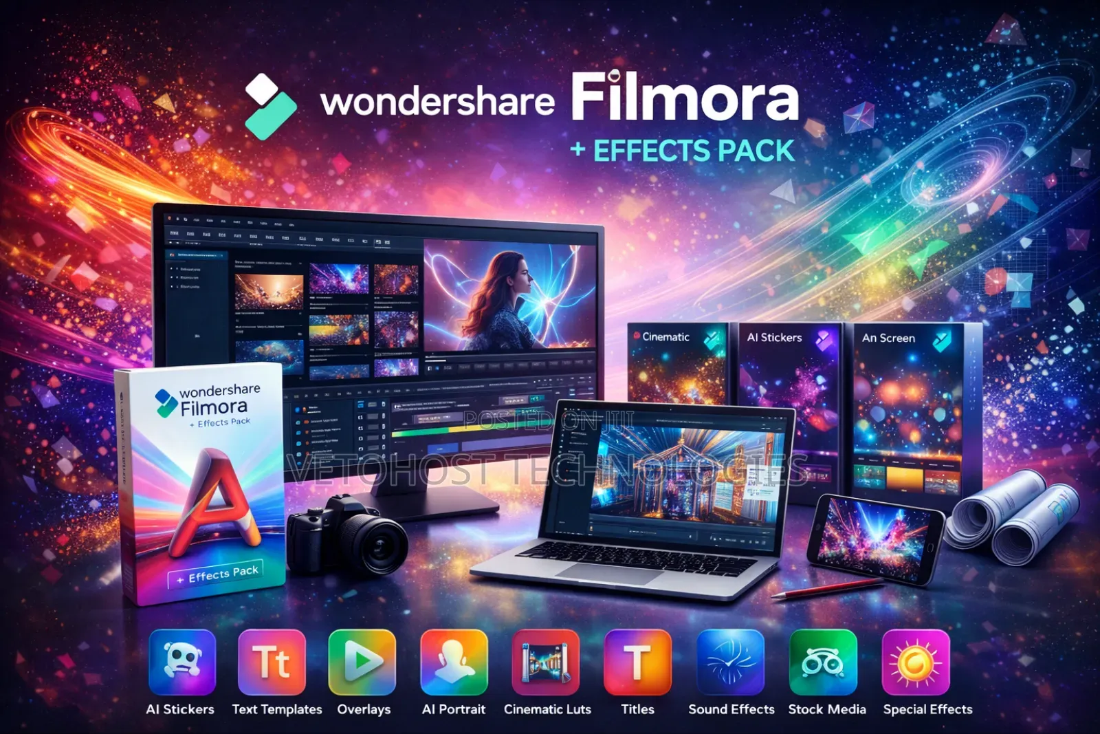 Wondershare Filmora 15 2026 + Effects Pack — Install Activation