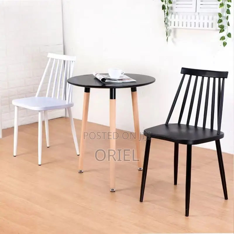 Modern Barstool : Creative Backrest Plastic Barstool