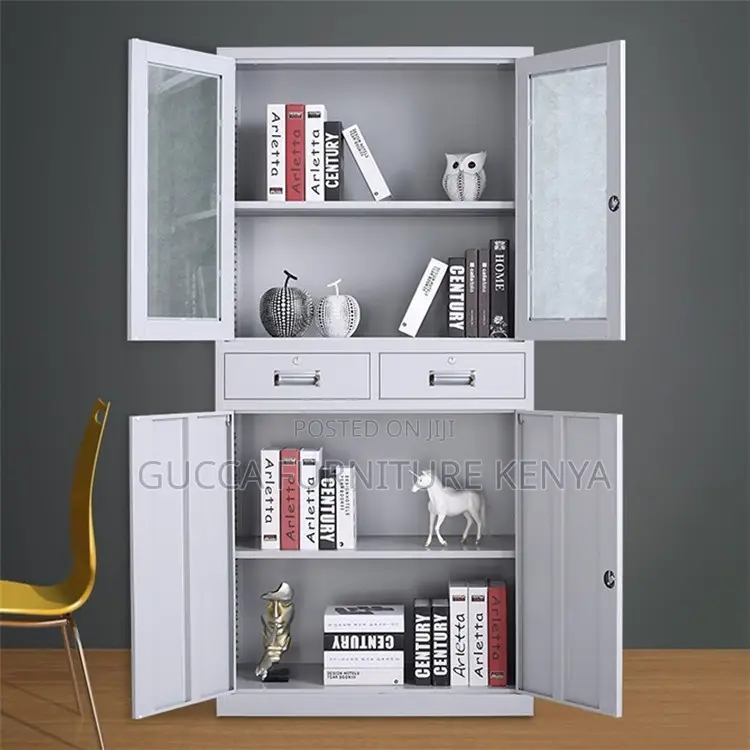 2-door Glass Front Office Document Cabinet