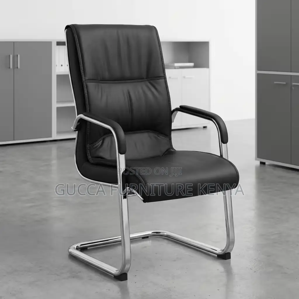 Leather Executive High-back Reception Chair