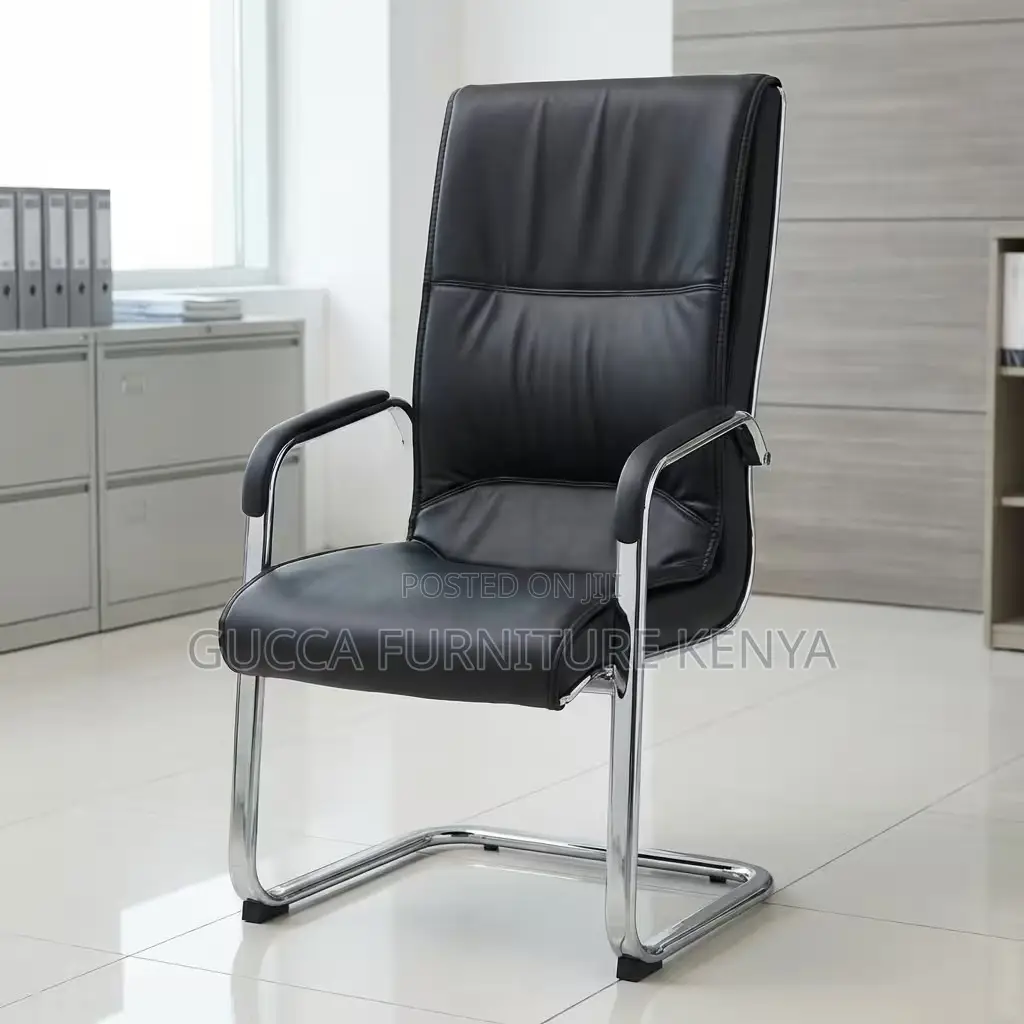 Leather Executive High-back Reception Chair