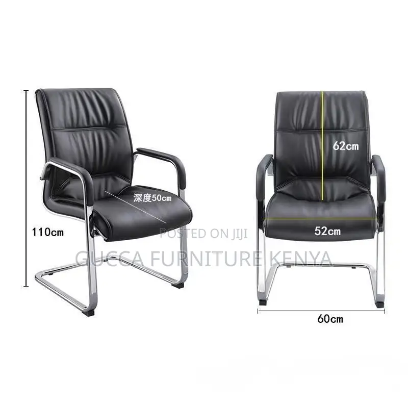 Leather Executive High-back Reception Chair