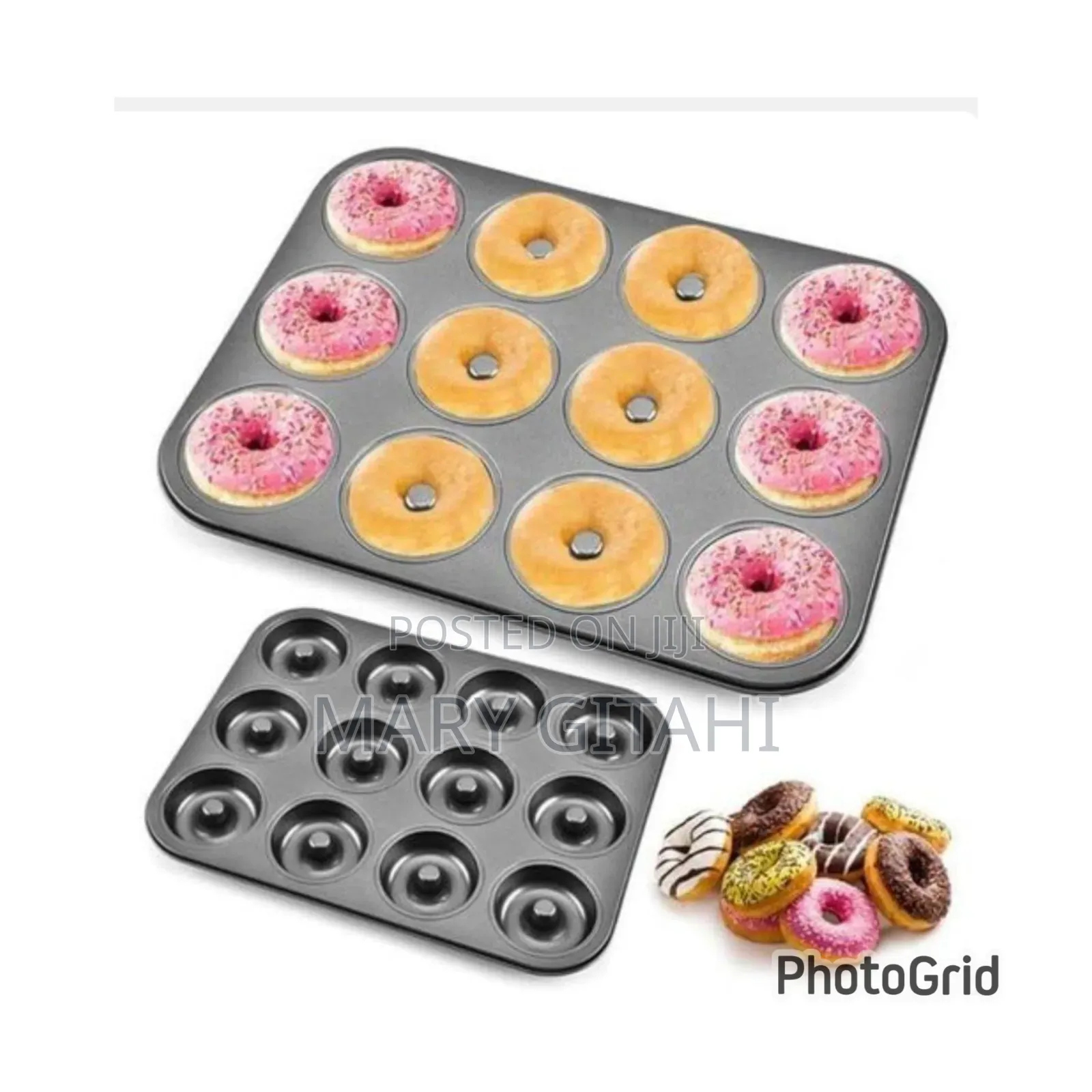 Doughnut Baking Mould Colour Black