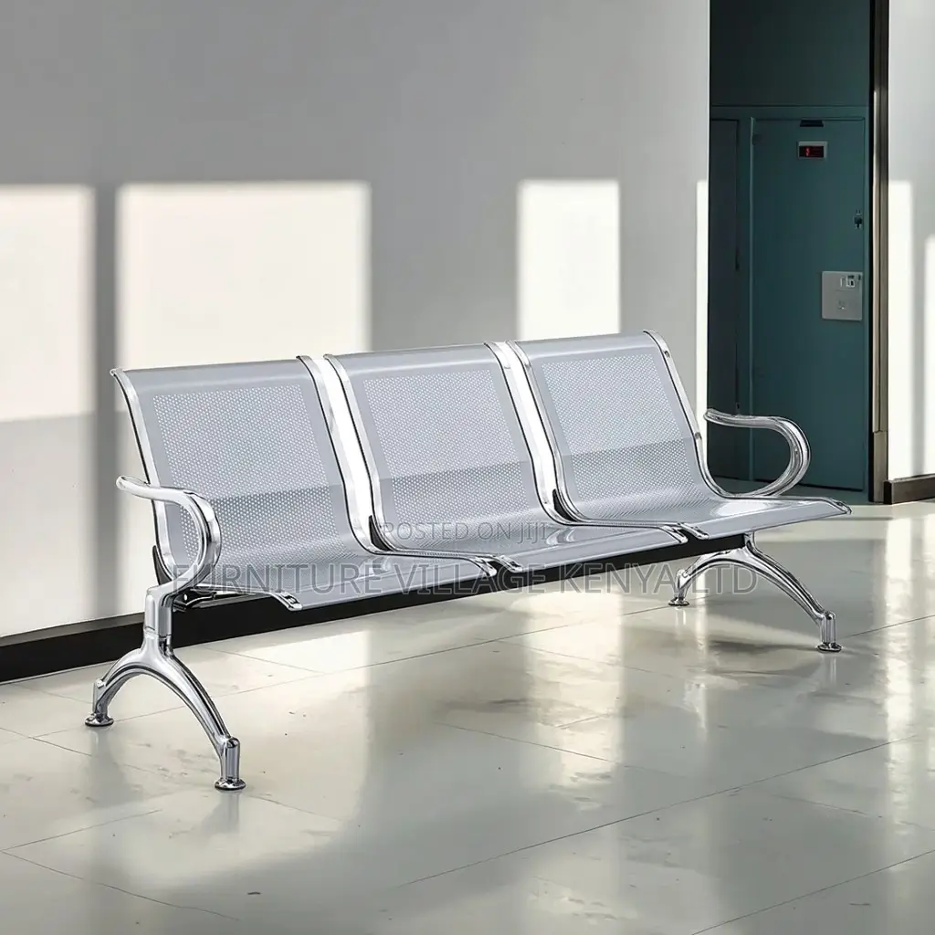 Waiting Bench; 3-link Reception Office Waiting Bench