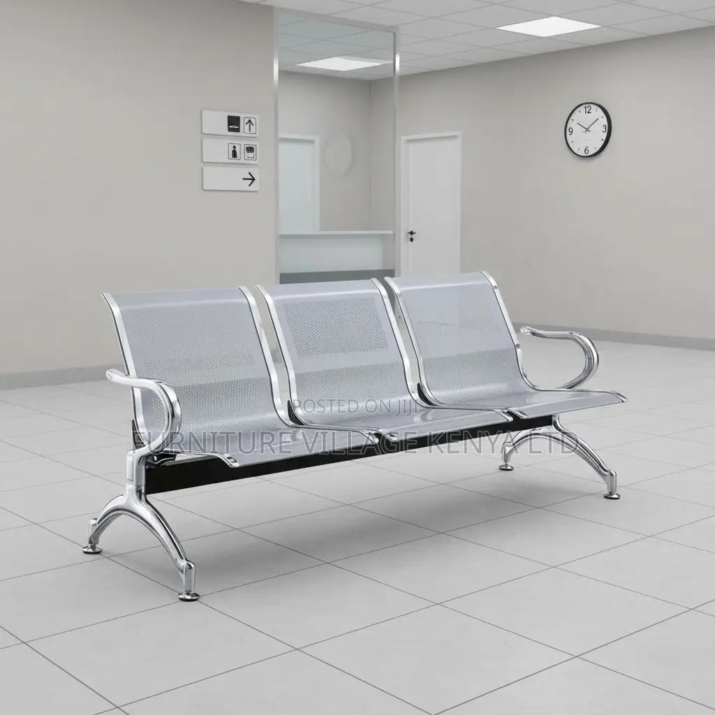 Waiting Bench; 3-link Reception Office Waiting Bench