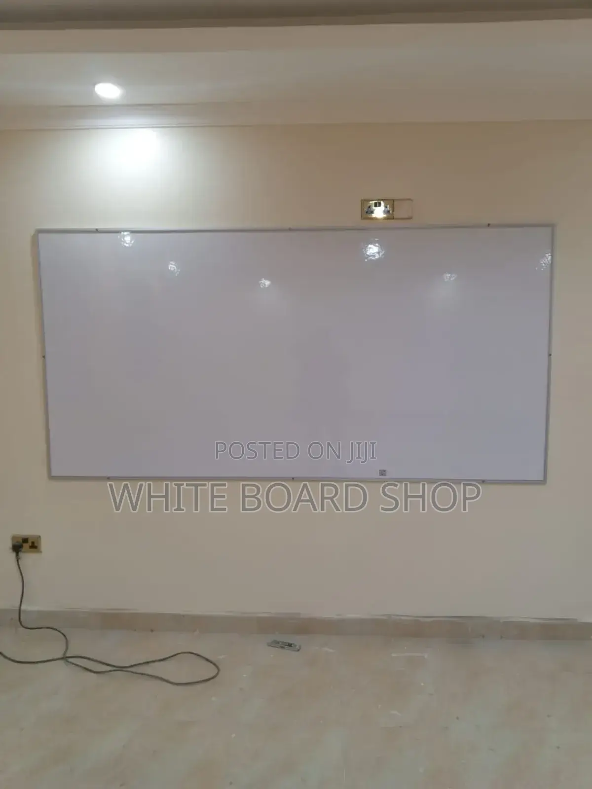 Wall Mount Laboratory Whiteboard for Tuition -2.4m X 1.2m