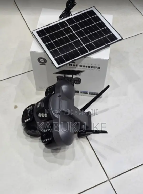 Triple Lens Solar Camera Wifi Enabled