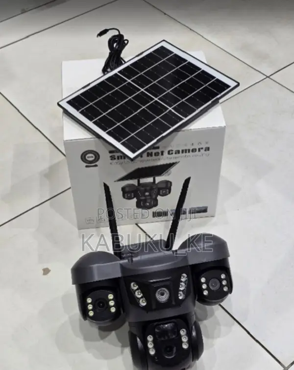 Triple Lens Wifi Solar Camera Outdoor