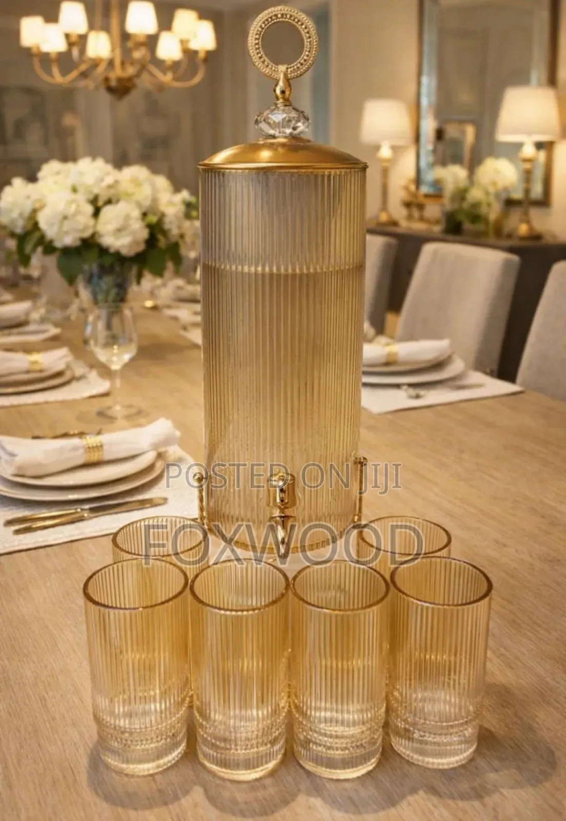 Glass Juice Dispenser 3.5liters