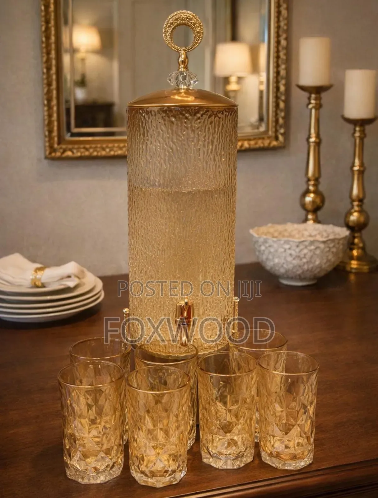 Glass Juice Dispenser 3.5liters