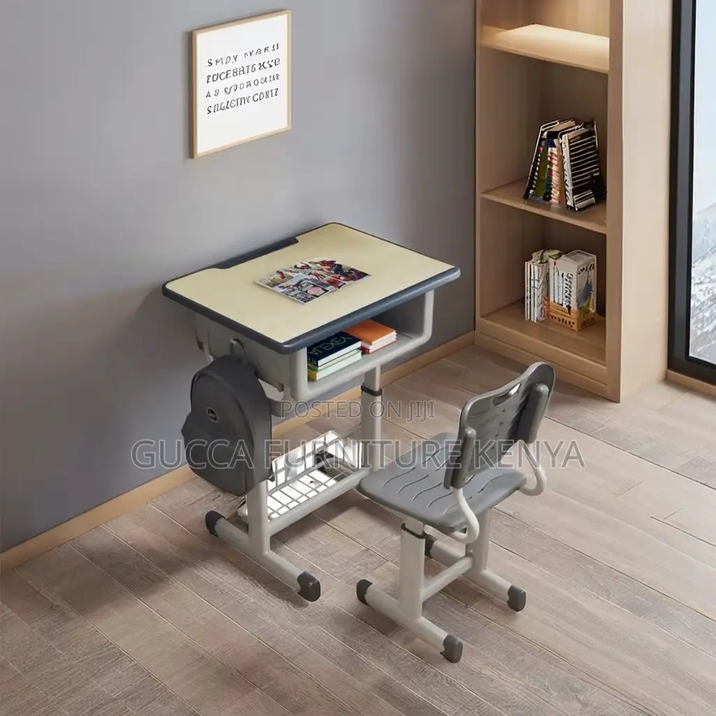 Modern Adjustable Kids Study Desk And Chair Set