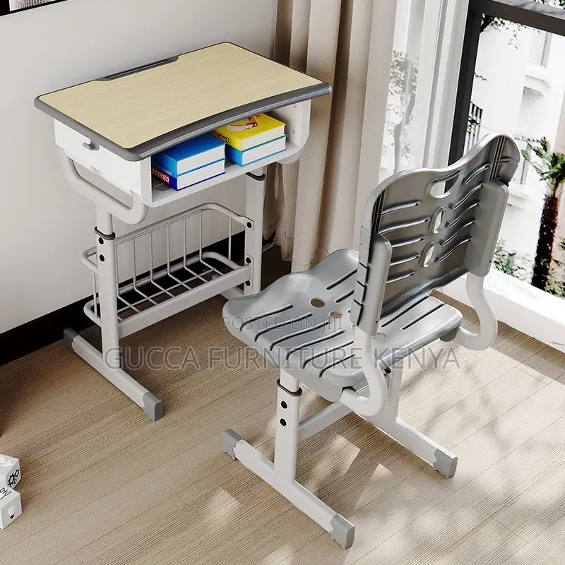 Modern Adjustable Kids Study Desk And Chair Set