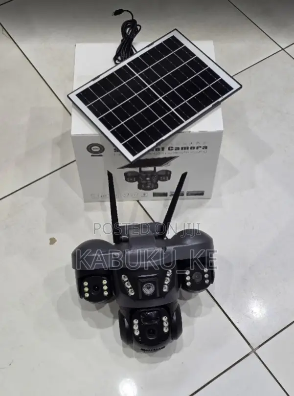 Smart Net Wifi Enabled Triple Lens Solar Ptz Camera