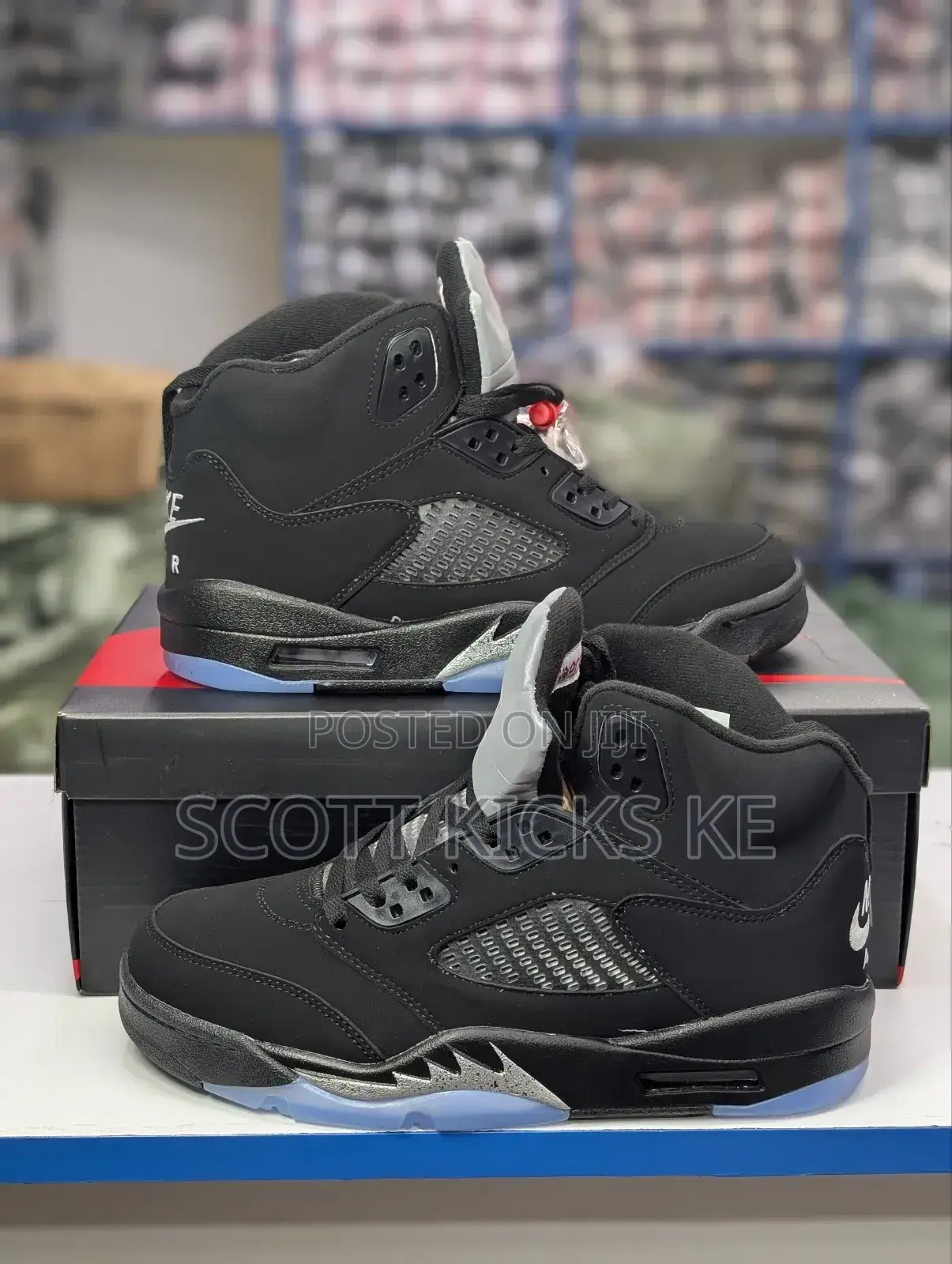 Air Jordan 5 Retro Black Metallic