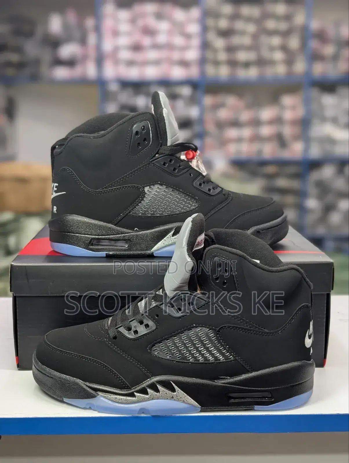 Air Jordan 5 Retro Black Metallic