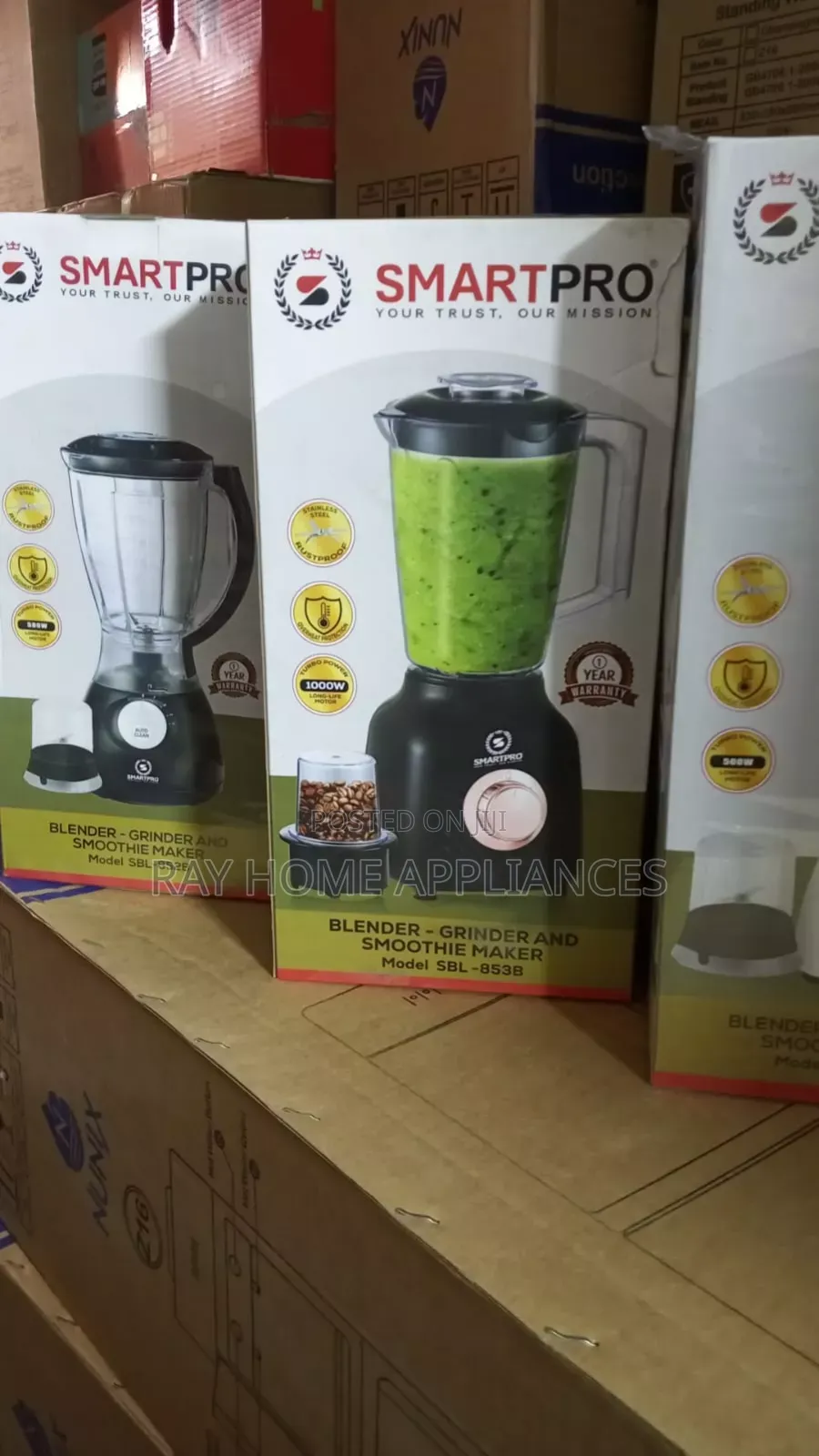 2 in 1 Electric Blender With Grinder