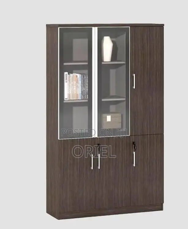 Office Cabinets; Modern Executive 3-Door Office Organizer
