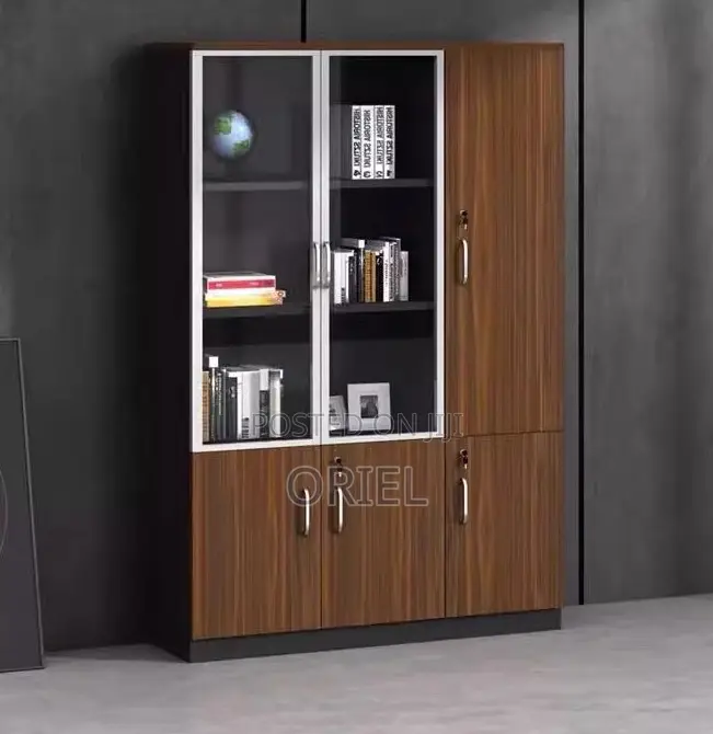 Office Cabinets; Modern Executive 3-Door Office Organizer