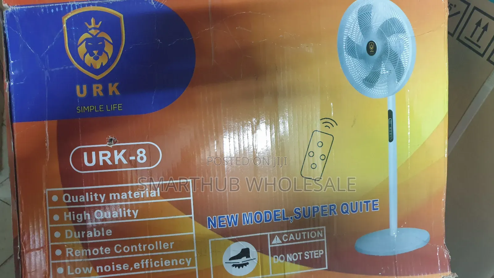 Urk Remote-Controlled 16′′ Inch Standing Fan