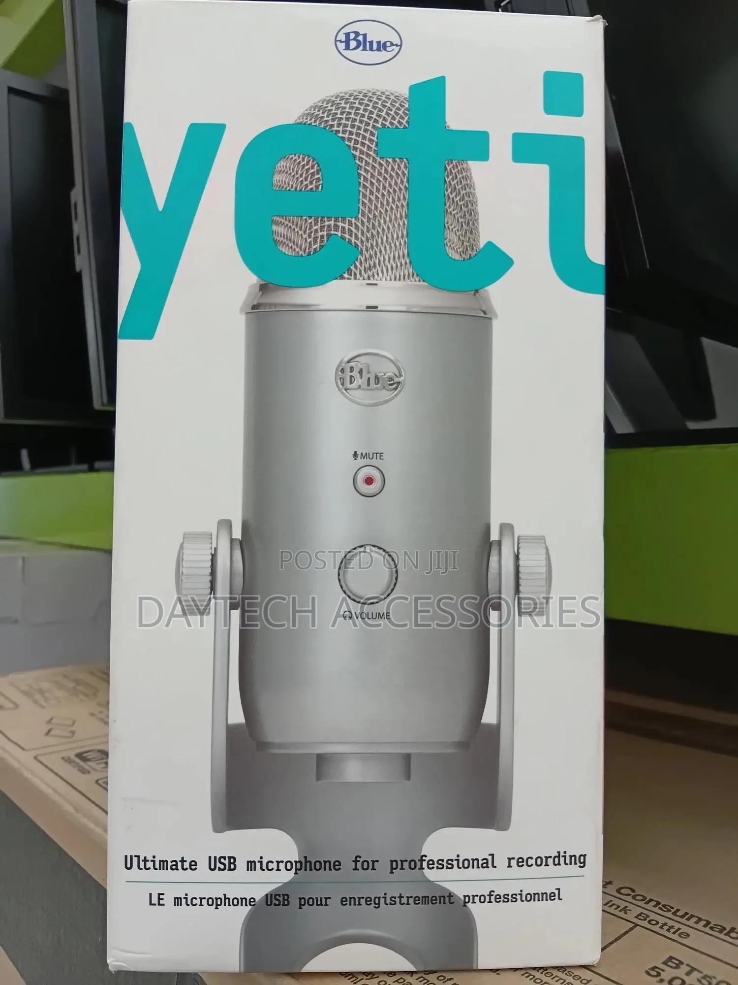 Blue Yeti Professional Multi Pattern Usb Condenser Microphone Sliver