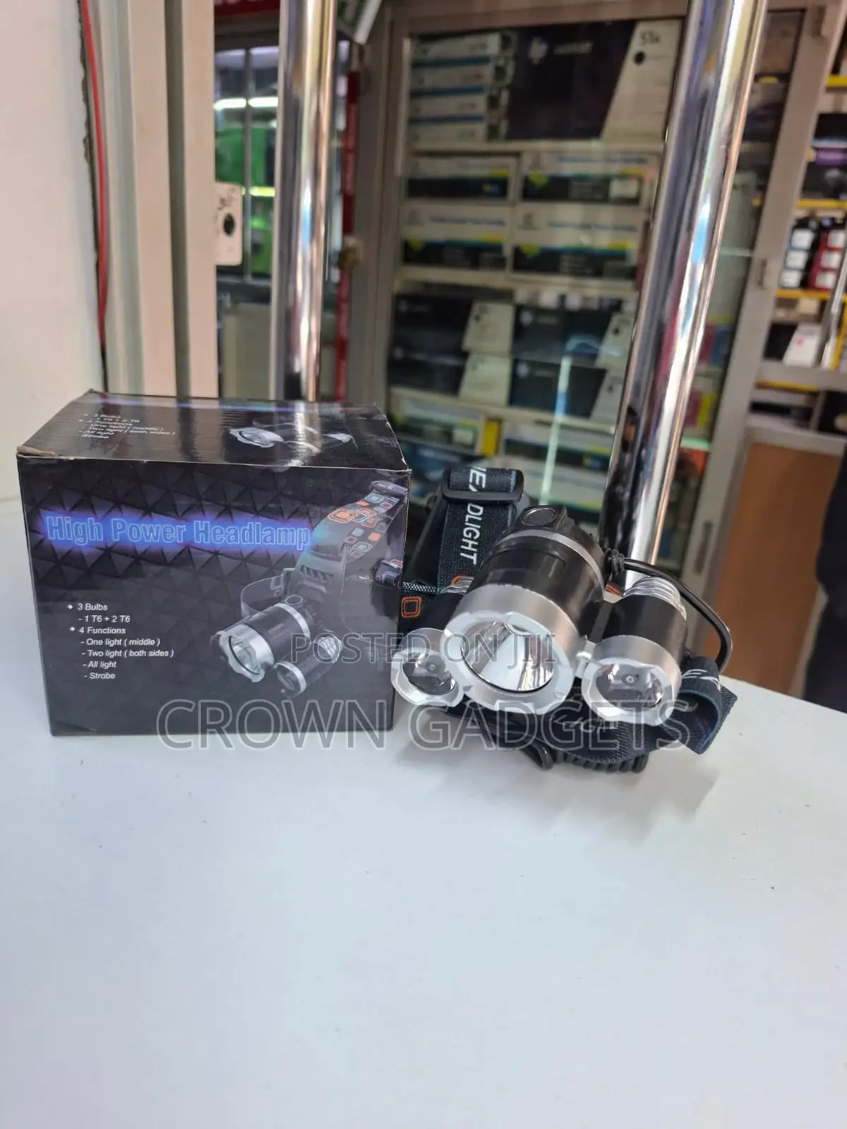 3 T6 Led Headlamp Rechargeable High Power Head Torch