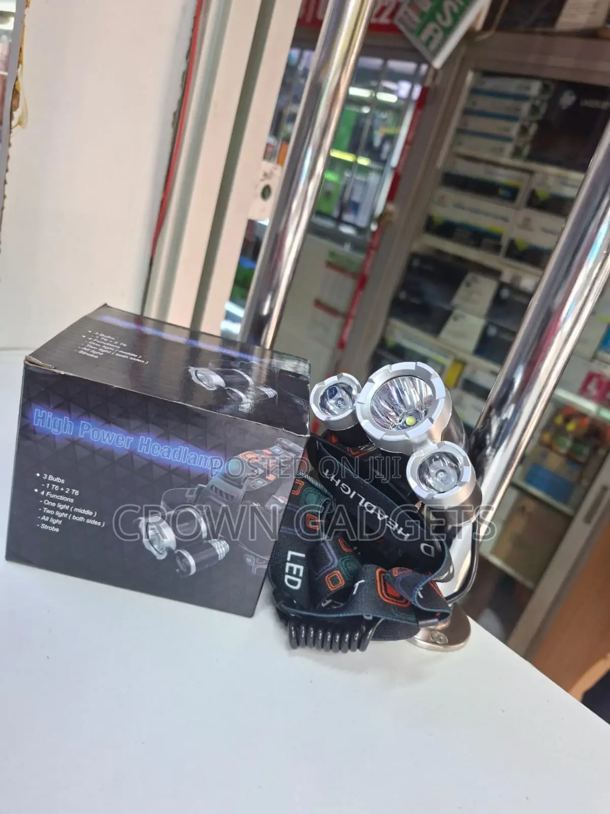 3 T6 Led Headlamp Rechargeable High Power Head Torch