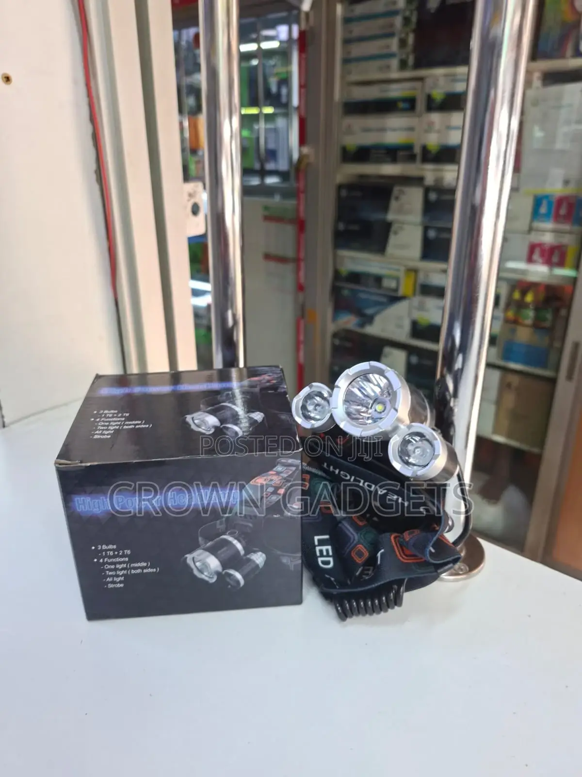 Rechargeable Led Headlamp 4 Modes Outdoor Work Light