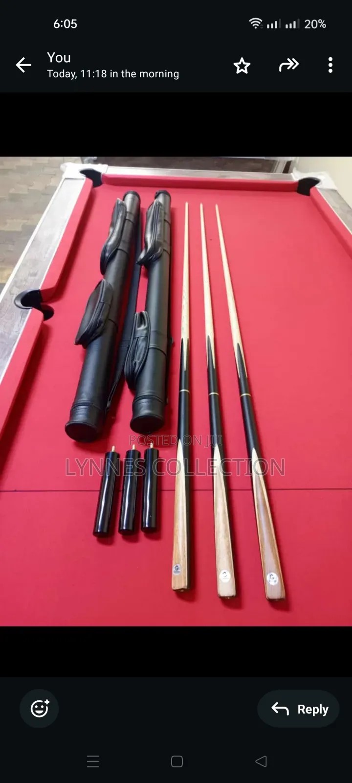 Detachable Snooker Cue Sticks