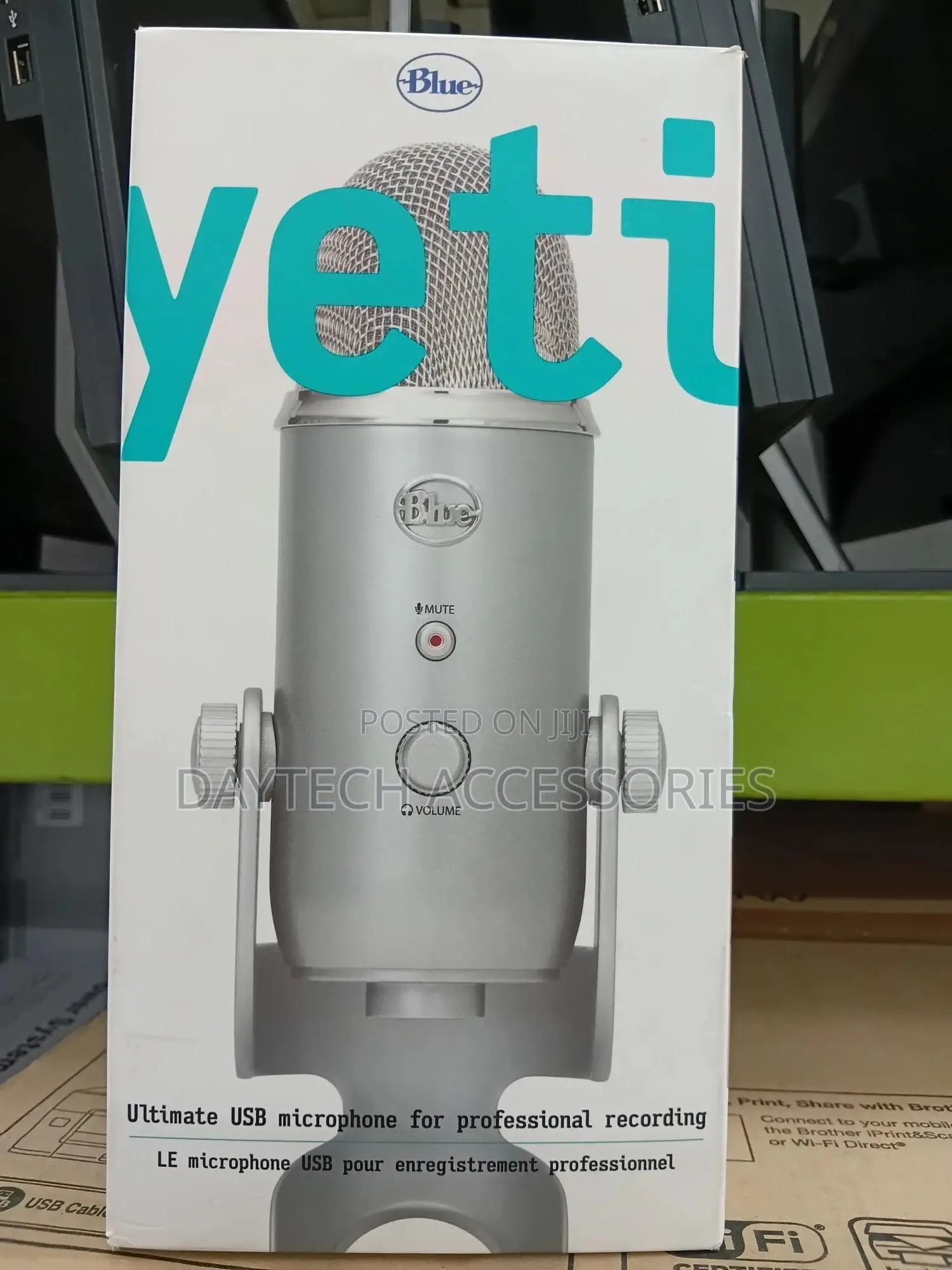 Blue Yeti Professional Multi Pattern Usb Condenser Microphone Sliver