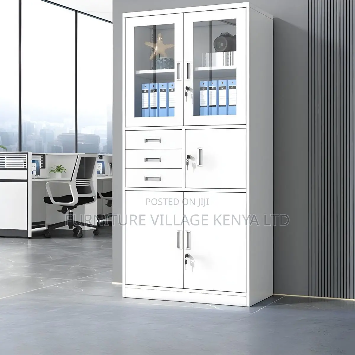 Office Cabinet; 2-door Metallic Office Filling Cabinet