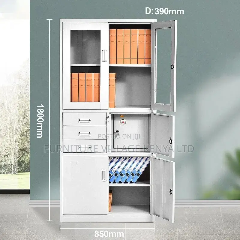 Office Cabinet; 2-door Metallic Office Filling Cabinet