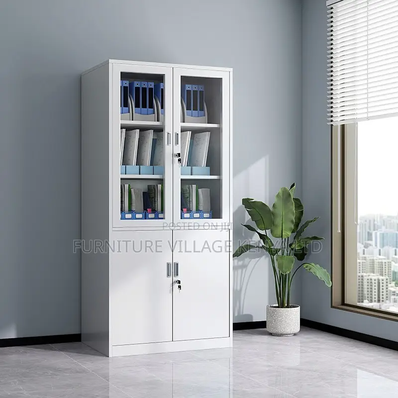 Office Cabinet; 2-door Metallic Office Cabinet
