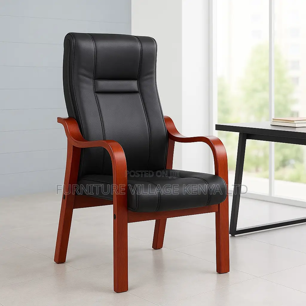Office Chair; Mahogany Visitors Office Seat