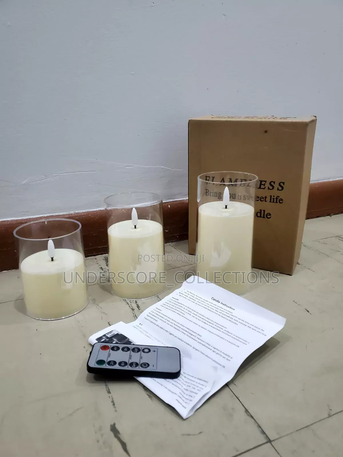 3pcs Set Led Candles