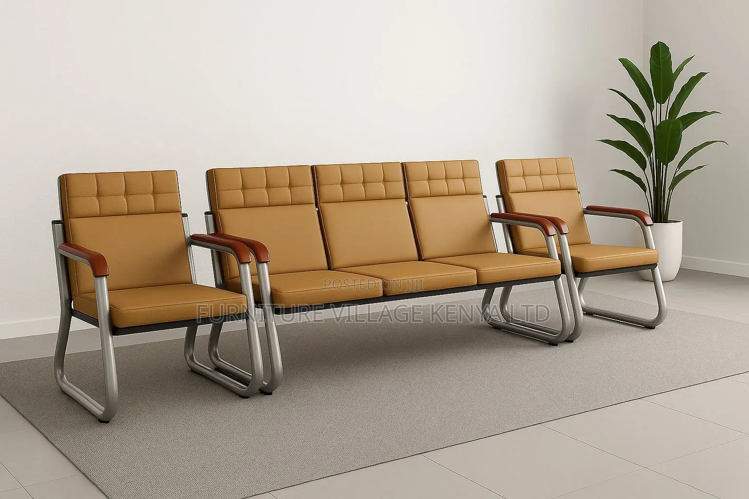 Office Sofa; 5-seater Executive Office Sofa