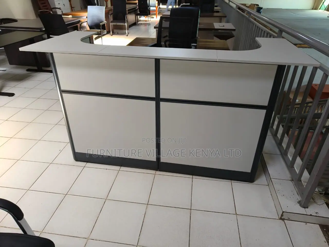 Reception Desk; Modern 1.8-meter Reception Office Desk