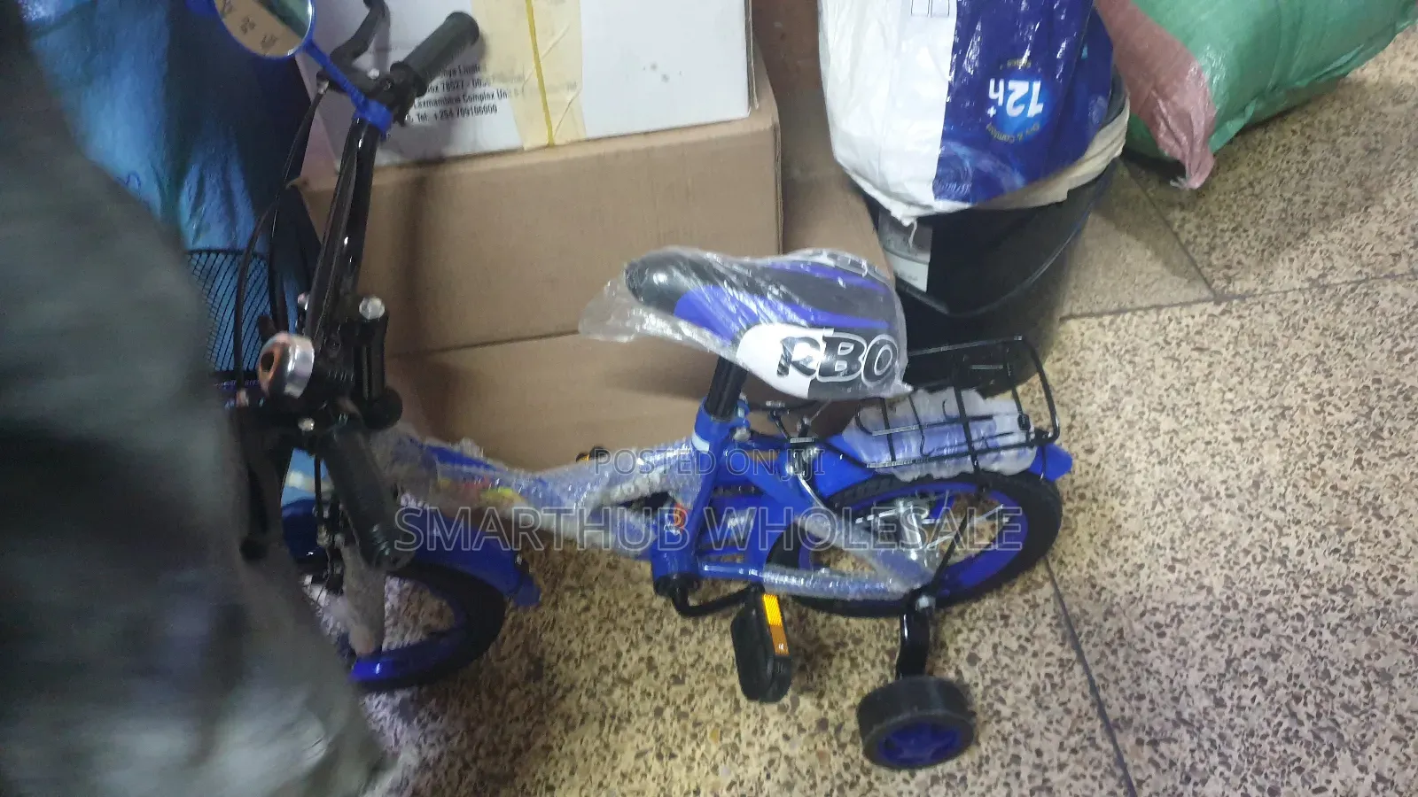 Size 12 Children's Bicycle With Trainer Wheels