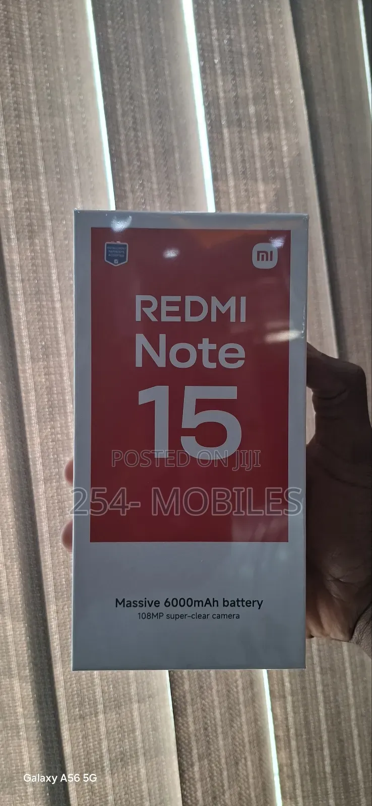 New Xiaomi Redmi Note 15 256 GB Black