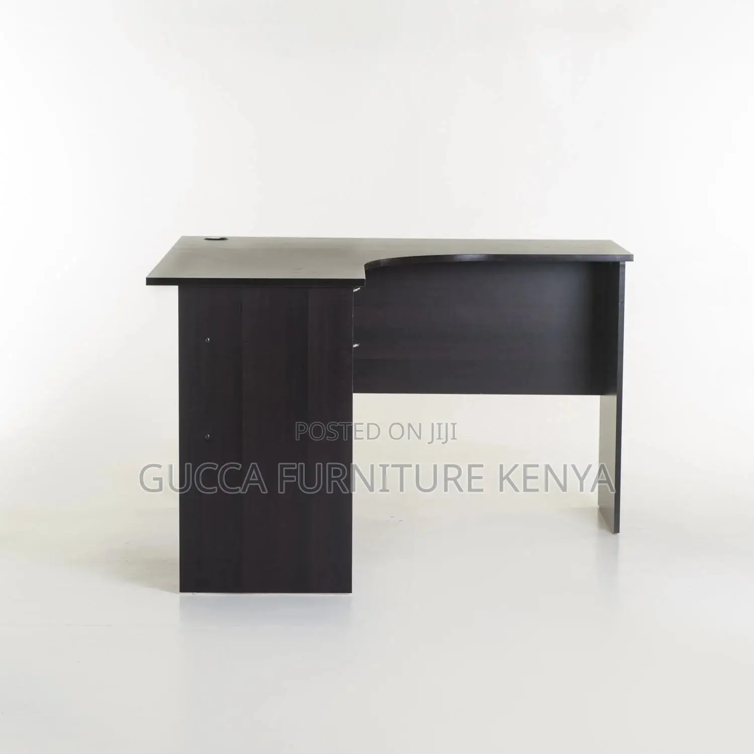 1400mm Curved Clerical Desk With Drawers