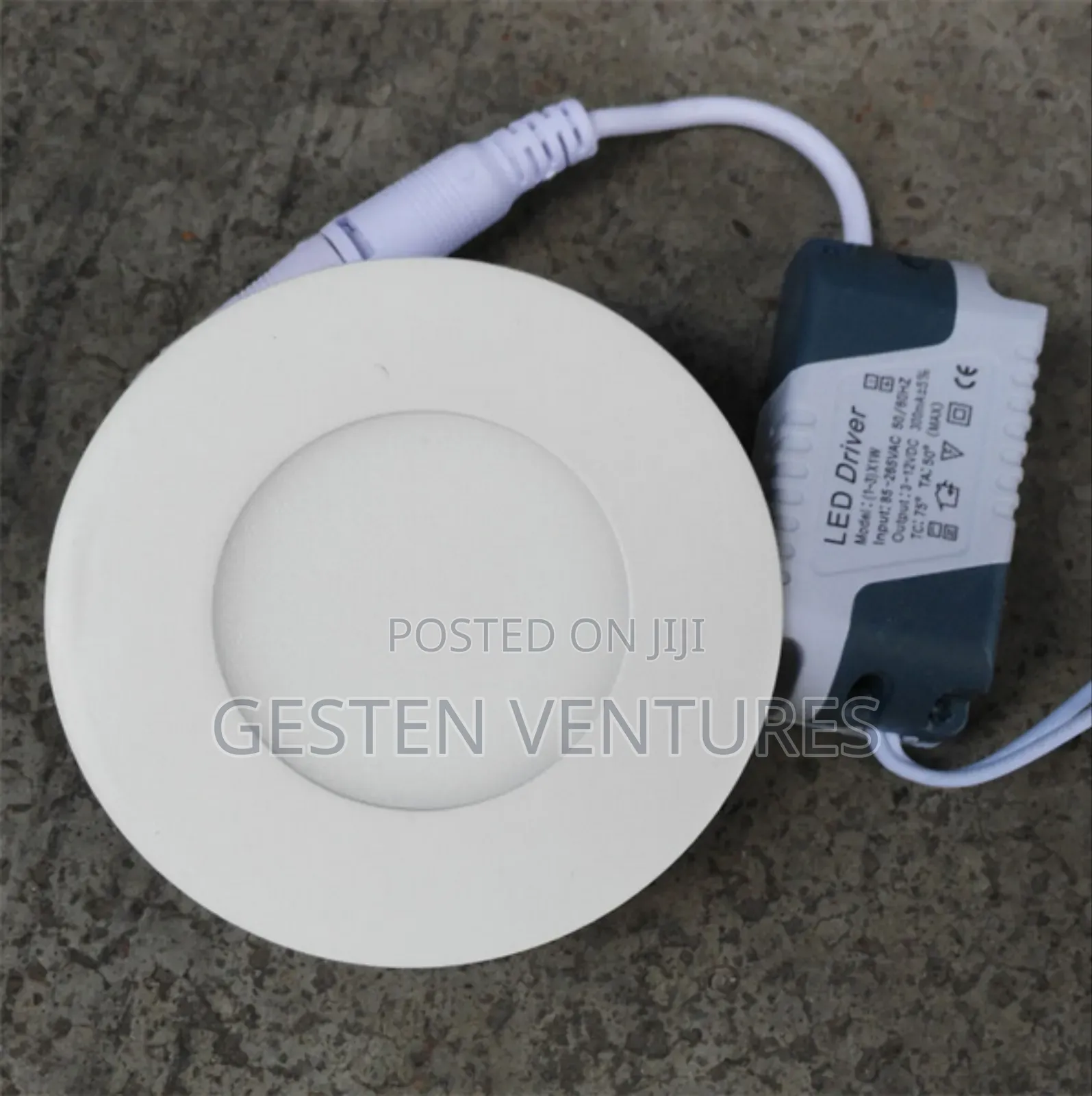 Unique White 3w Round, Ultra-Thin Recessed Led Downlight Panel Te3