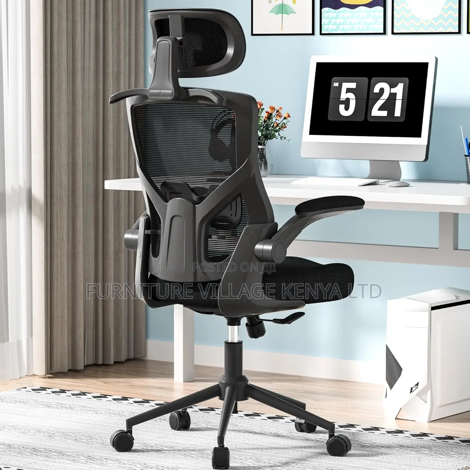 Ergonomic Office Chair, High Back Mesh Desk Chair