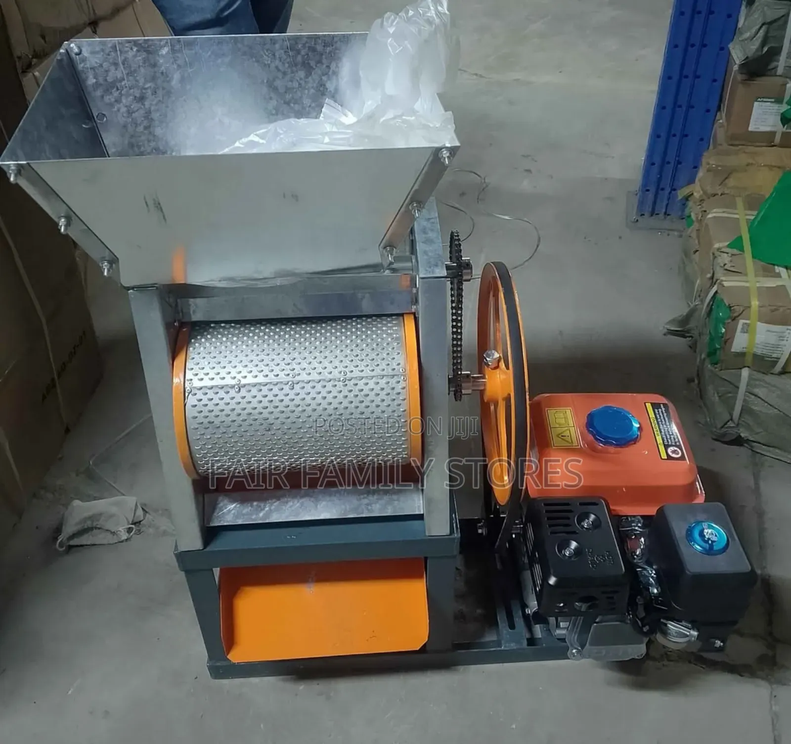 Coffee Pulper Machine With Engine