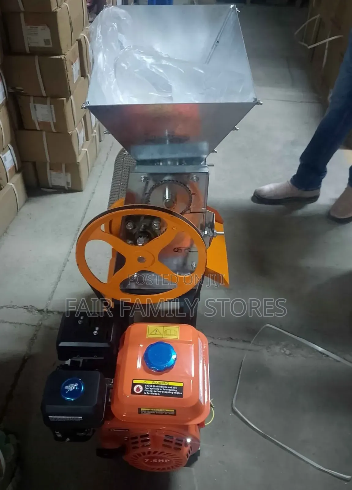 Coffee Pulper Machine With Engine