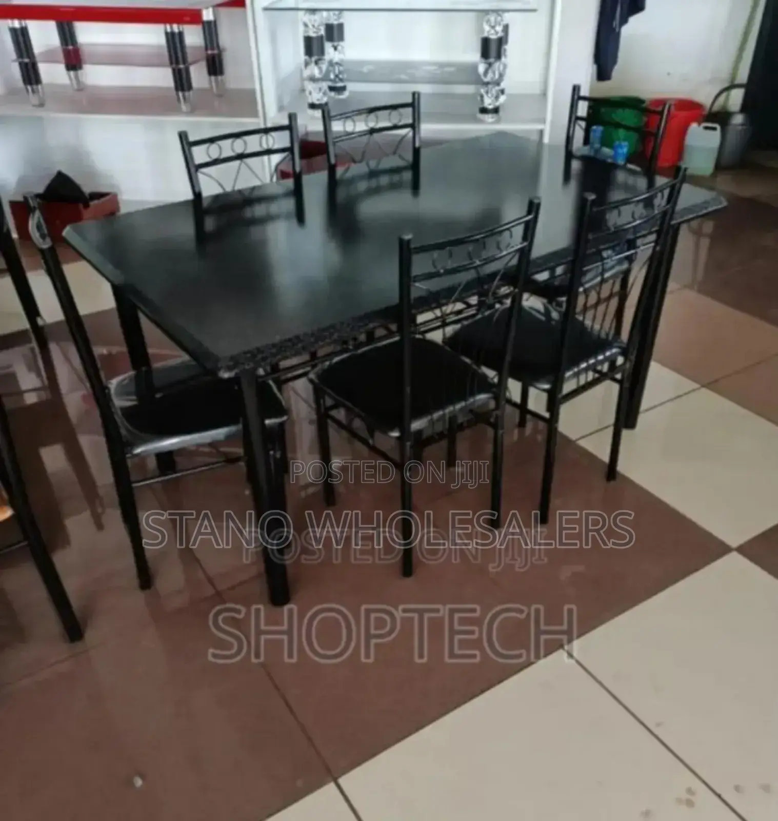 Six Seats Full Dinner Dining Tables