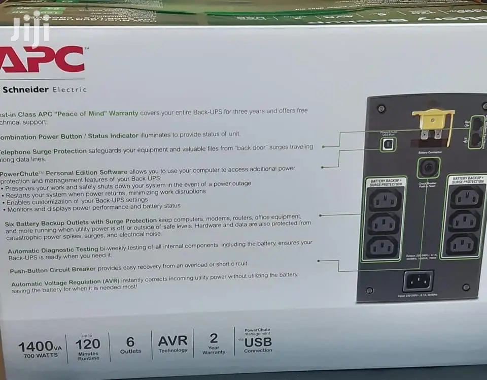 APC Backup UPS 1.4KVA 1400va Ups
