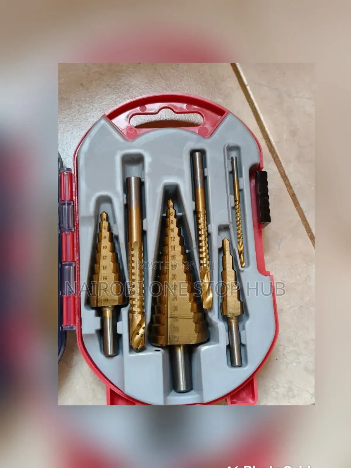 6pcs Step Drill Bit Set