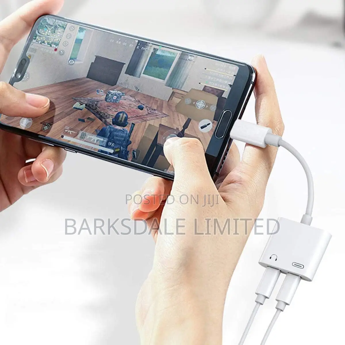 2in1 Usb Type-C Usb-C Headphone Audio Dac Splitter Adapter Pd Charging