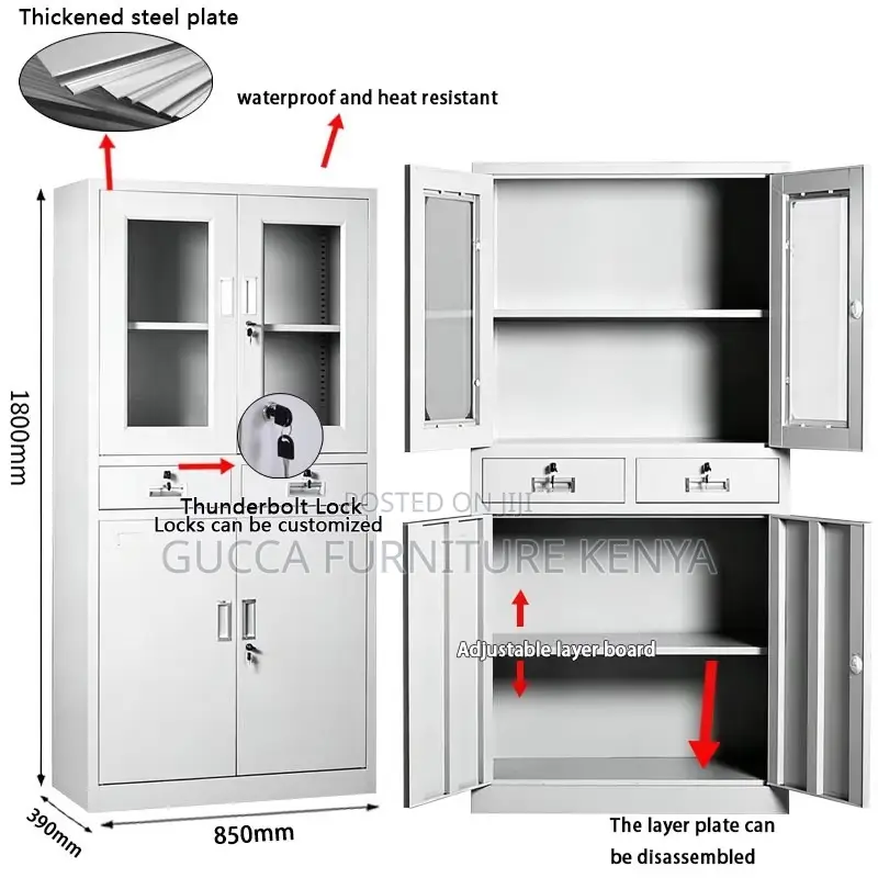 2-door Office Metallic Filling Cabinet