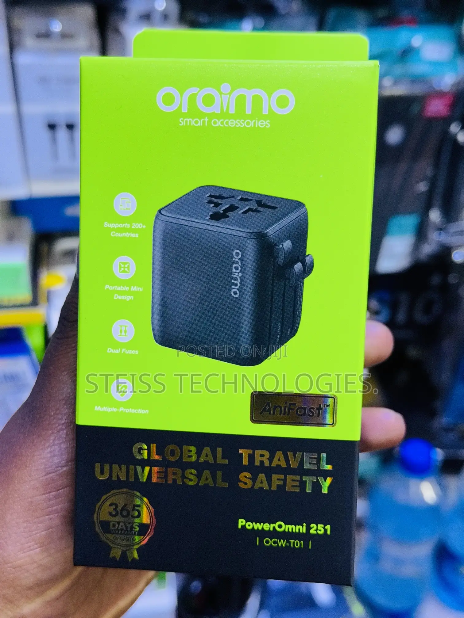 Oraimo International Adapter.